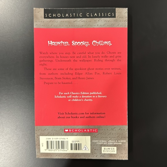 Scholastic Classics: The Best Ghost Stories Ever - Paperback Novel - Picture 2 of 10